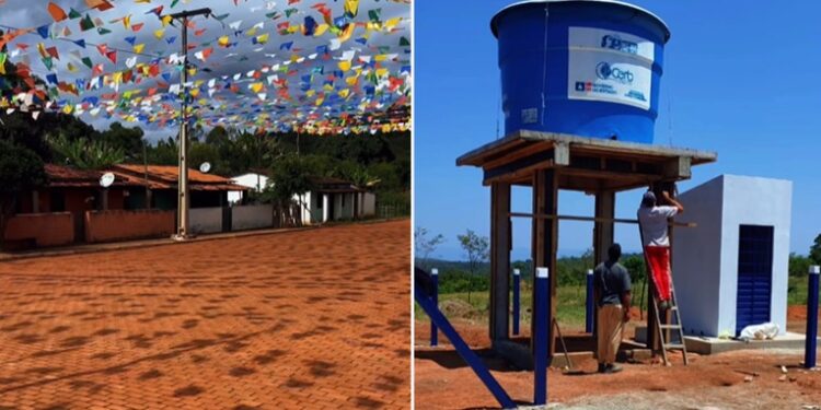 Chapada: Obras de pavimentação e instalação de água e energia são realizados da zona rurais em Lençóis